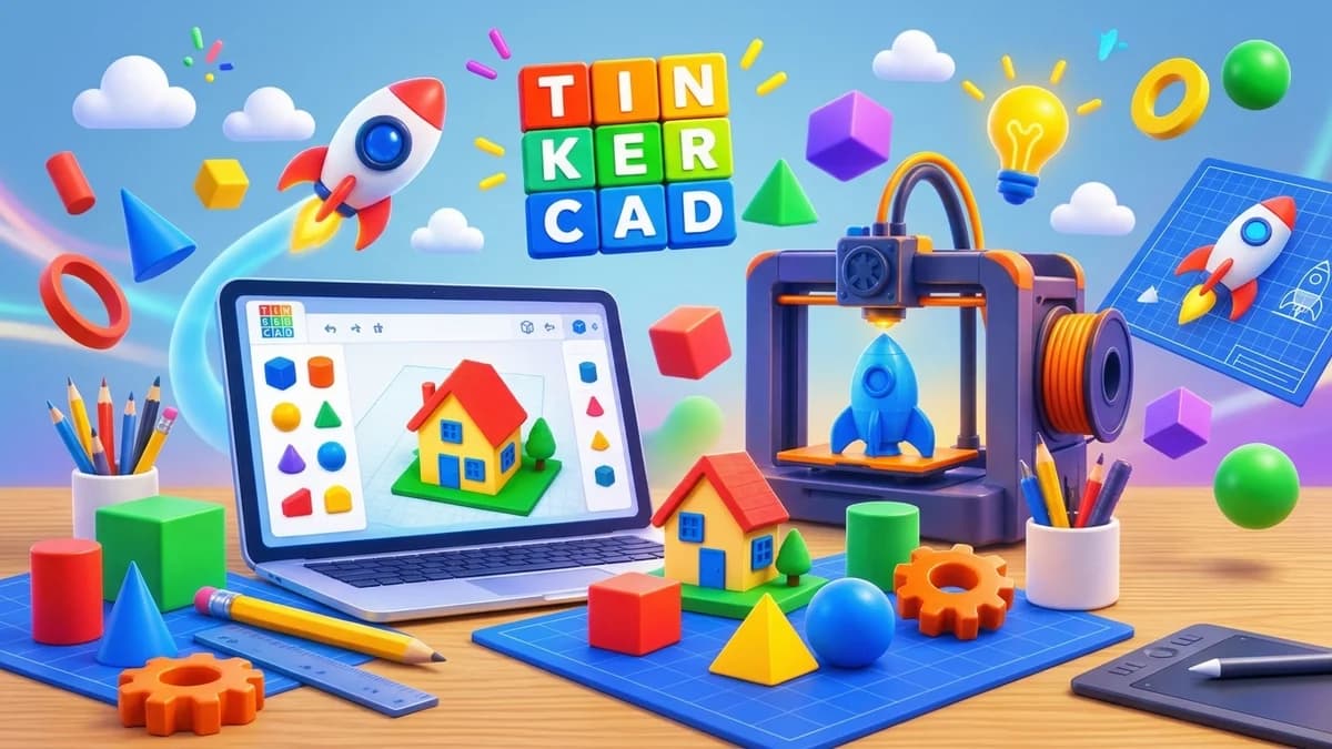 Tinkercad 3D tasarım ve modelleme atölyesi