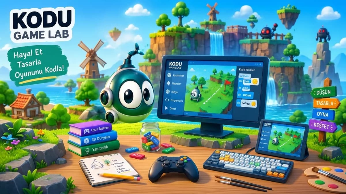 Kodu Game Lab 3D oyun geliştirme atölyesi