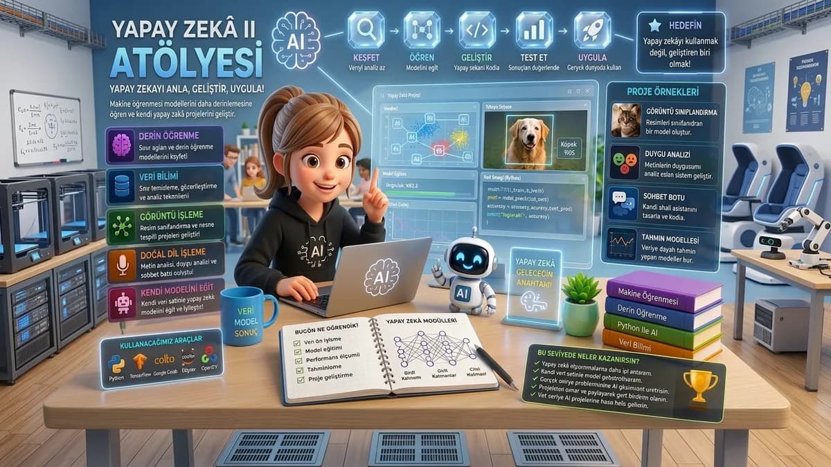 İleri seviye yapay zekâ atölyesi